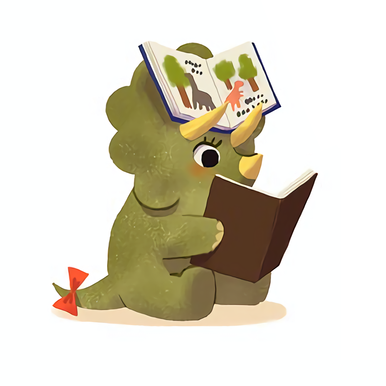 Dino reading