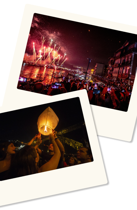 polaroides com imgens da festa