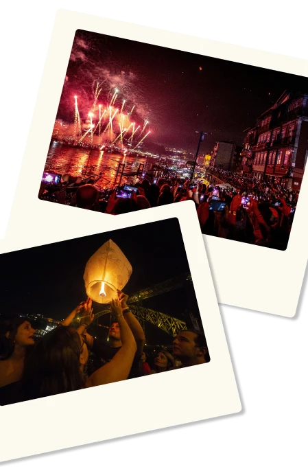 polaroides com imgens da festa
