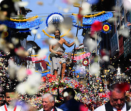 celebracoes do santo da festa