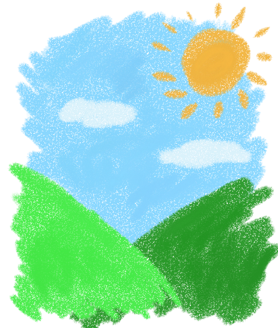 paisagem de manhã