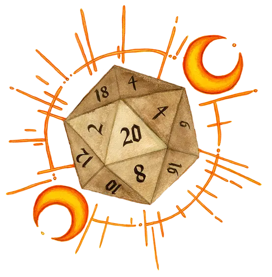 a d20 dice