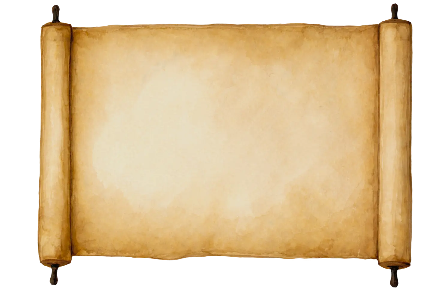 drawing of a scroll