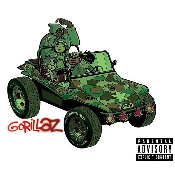 capa do album gorillaz