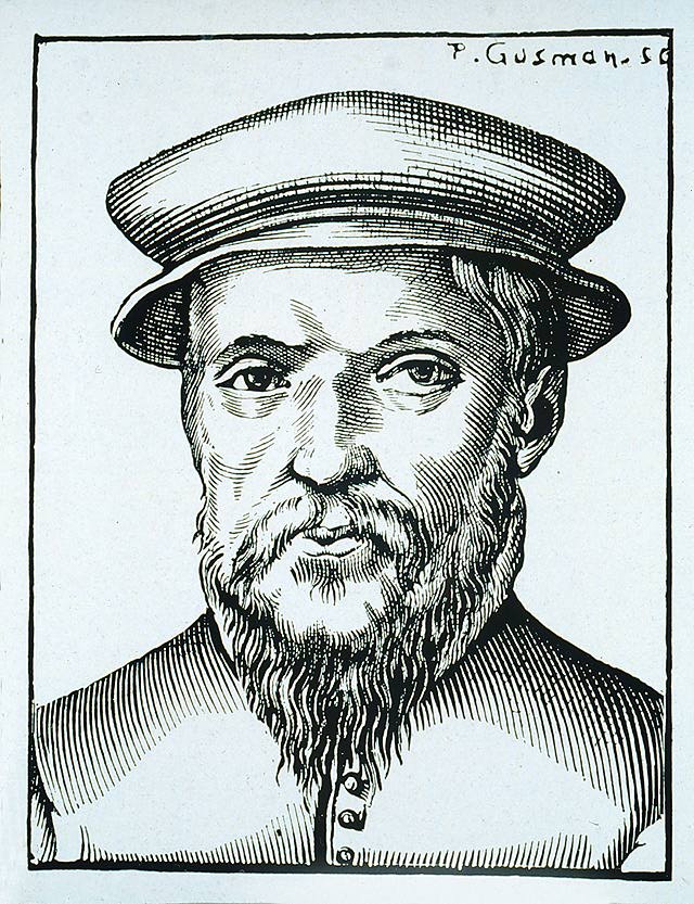 Um retrato de Claude Garamond.