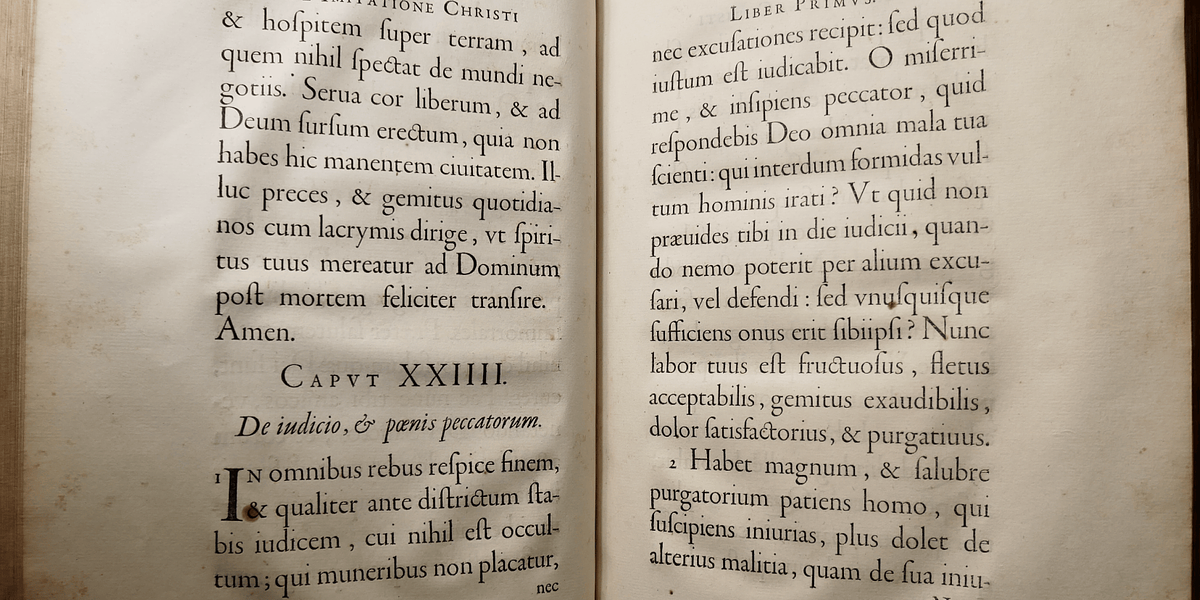 Livro a usar a font Garamond.