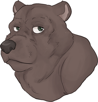 Desenho de um urso