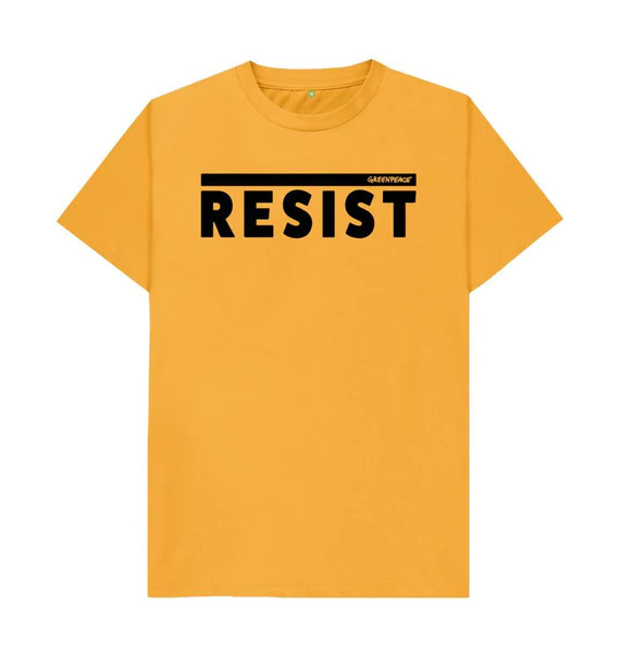 GREENPEACE RESIST T-SHIRT